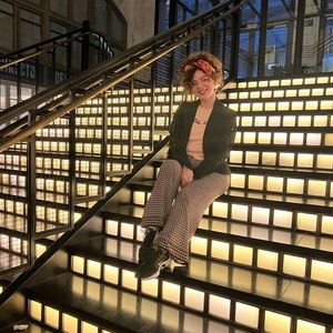 Max studio Stretchy Pants printed